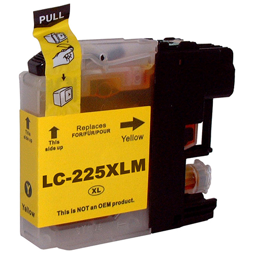 tinta compatible brother lc225 amarillo