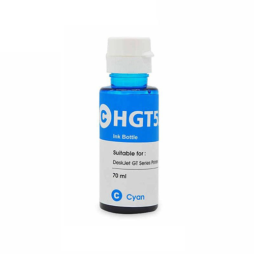 tinta compatible hp gt52 cian