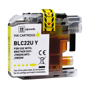 tinta compatible brother LC22U amarillo