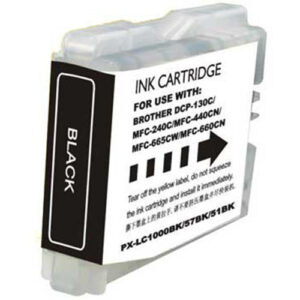 tinta compatible brother lc970 lc1000 negra