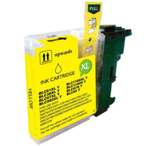 tinta compatible brother lc980 lc1100 amarillo