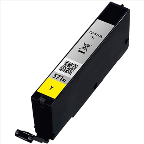 tinta compatible canon cli571xl amarillo