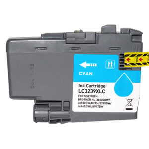 tinta compatible brother lc3239xl cian