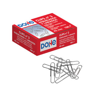 Clip Dohe 3 42mm niquelados