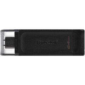 kingston datatraveler 70 usb c 3.2 64 gb negro