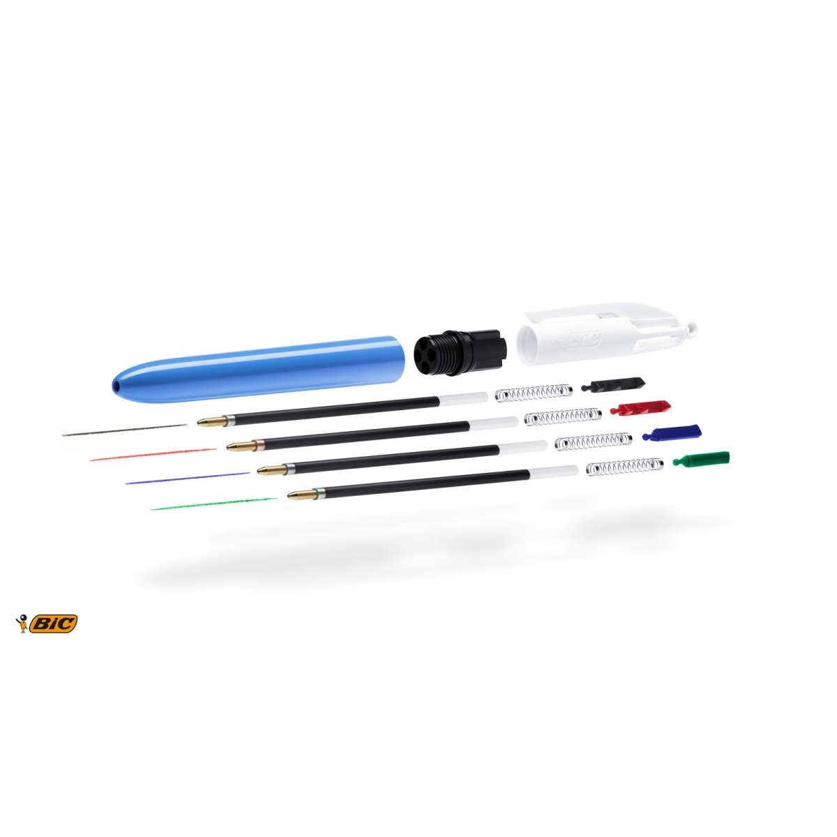 Bic boligrafo 4 colores original 1 mm 3