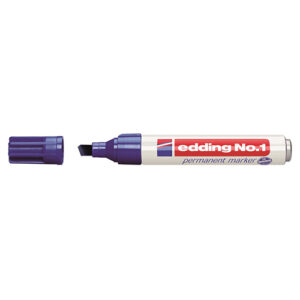 Edding rotulador 1 punta biselada azul 1