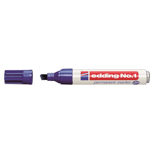 Edding rotulador 1 punta biselada azul 1
