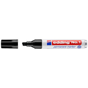 Edding rotulador 1 punta biselada negro 1