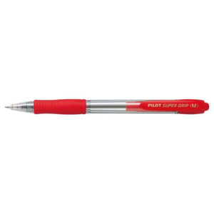Pilot Boligrafo de Bola Retractil SuperGrip rojo