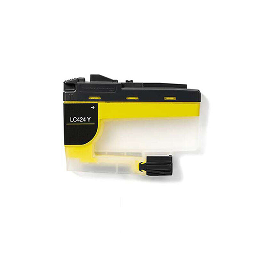 Tinta compatible brother LC424Y amarillo