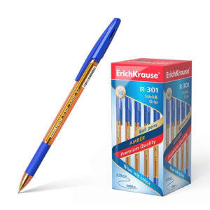 Erichkrause R 301 Amber StickGrip Boligrafo de Bola Punta 0.7mm azul