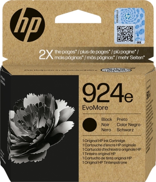 Tinta Original Hp 924e Negro
