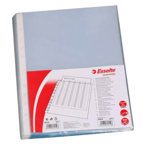 Esselte pack 100 fundas piel naranja A4