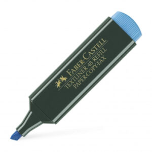 faber castell marcador fluorescente azul